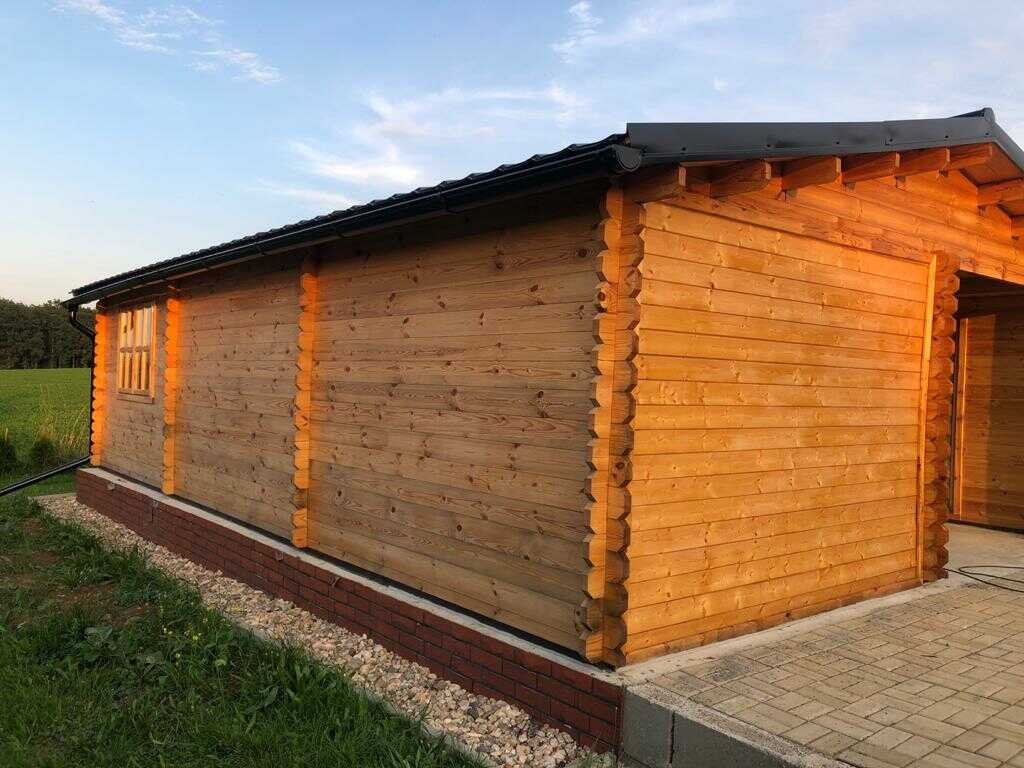 Naše realizace: Dvojgaráž Hangar 6x9, 44mm 54m² v Hrbokově u Seče